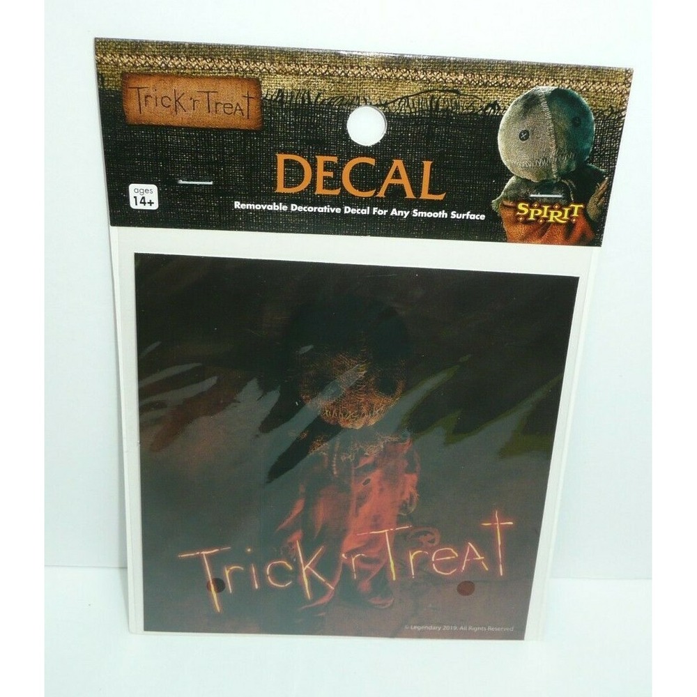 Trick R Treat Sam Decal Movie Spirit Trick or Treat Halloween Samhain Scarecrow